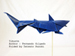 Photo Origami Tiburón, Author : Fernando Gilgado, Folded by Tatsuto Suzuki